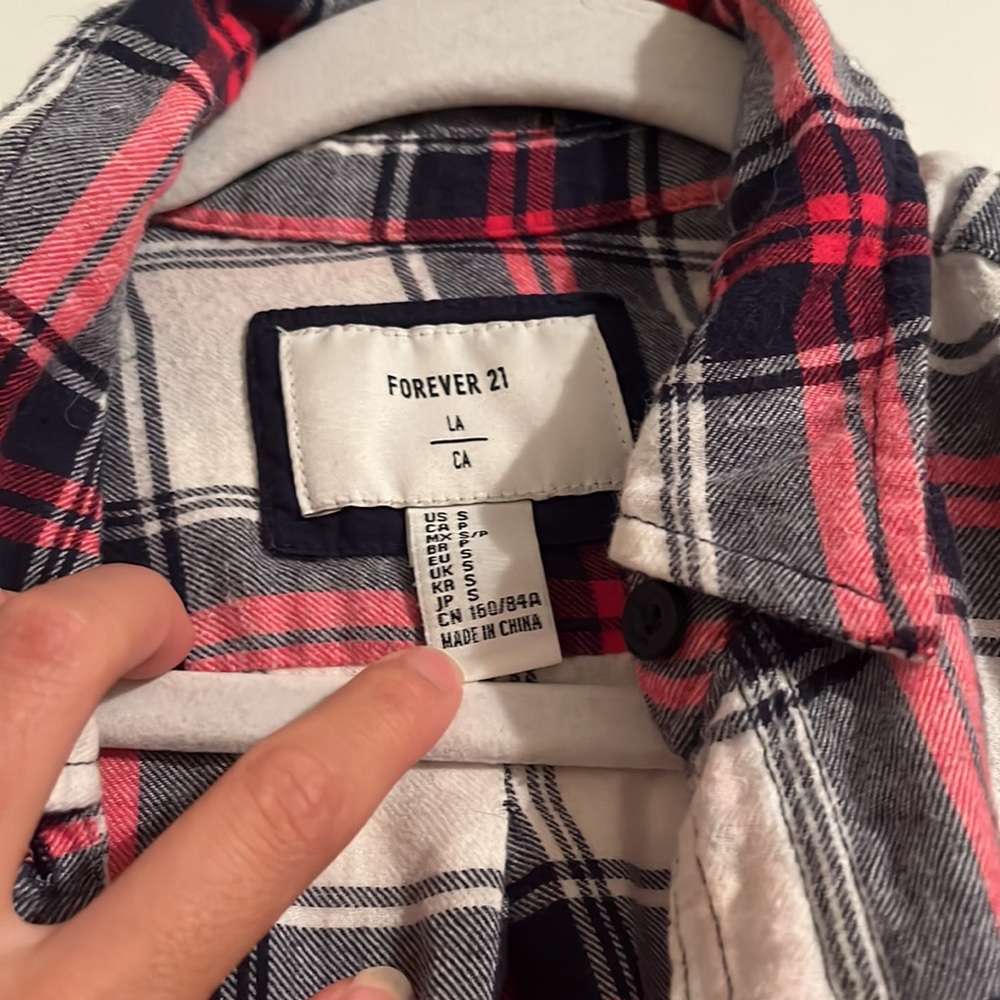 Cropped flannel - Picture 2 of 3